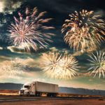 Neujahrswünsche für LKW-Fahrer