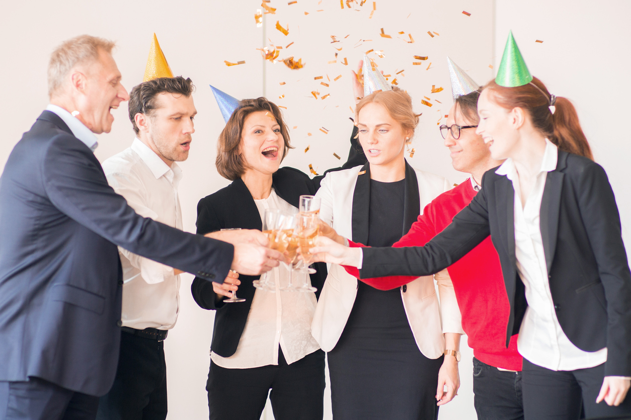 Neujahrswünsche an Mitarbeiter